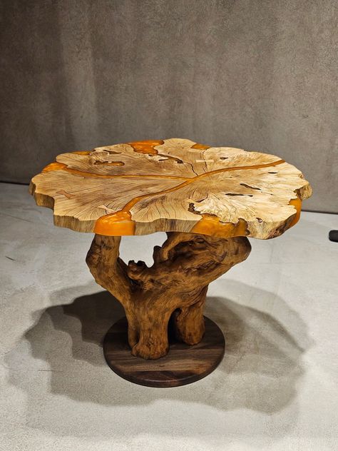 Round Wood Resin Table, Round Wood Coffee Table Cool, Unusual Coffee Tables Creative, Walnut Coffee Table Epoxy, Coffee Table Epoxy Resins, Epoxy Resin Colours In Maple Round Table, Parota Center Table, Epoxy Live Edge Side Table, Epoxy Wood Table Coffee Tables