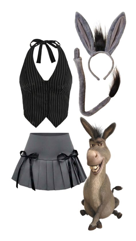 Donkey Vision Board Donkey Costume, Vision Board, Halloween