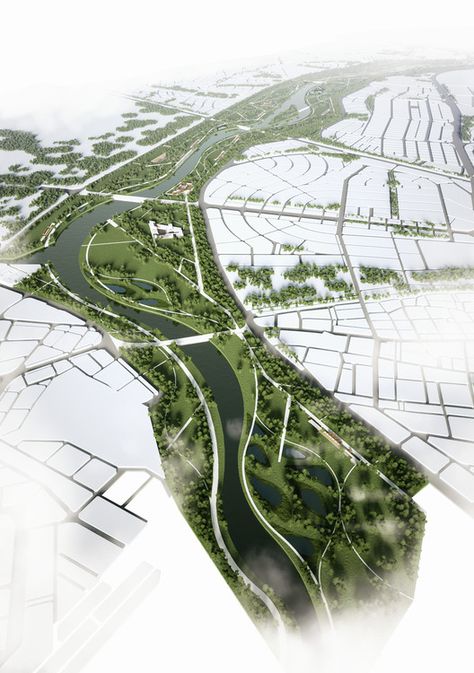 Ecological Corridor, Ecological Landscape, Cottage English, Urban Design Diagram, Urban Design Graphics, Ecology Design, Urban Design Plan, Urban Landscape Design, English Gardens