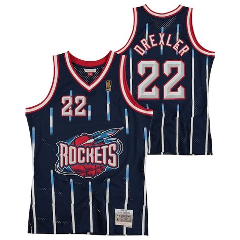 Clyde Drexler, Hakeem Olajuwon, Nba Jerseys, Nba Store, Sports Uniforms, Nba Jersey, Houston Rockets, Nba Finals, Pride Tshirts