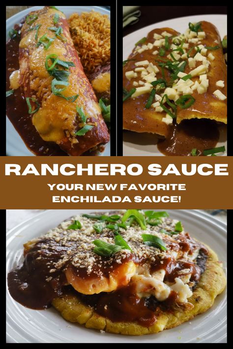 Love enchiladas, smothered burritos, or huevos rancheros? Try my simple, quick homemade ranchero sauce! It's a perfect topping to your favorite Tex Mex meal!

#enchiladasauce #texmexrecipes #mexicanfoodrecipes Enchiladas Rancheros, Smothered Burrito Sauce, Ranchero Sauce, Enchiladas Rancheras Sauce, Wet Burrito Sauce, Spicy Ranchero Sauce, Ranchero Sauce For Eggs, Texmex Enchilada Sauce, Burrito Sauce Recipe