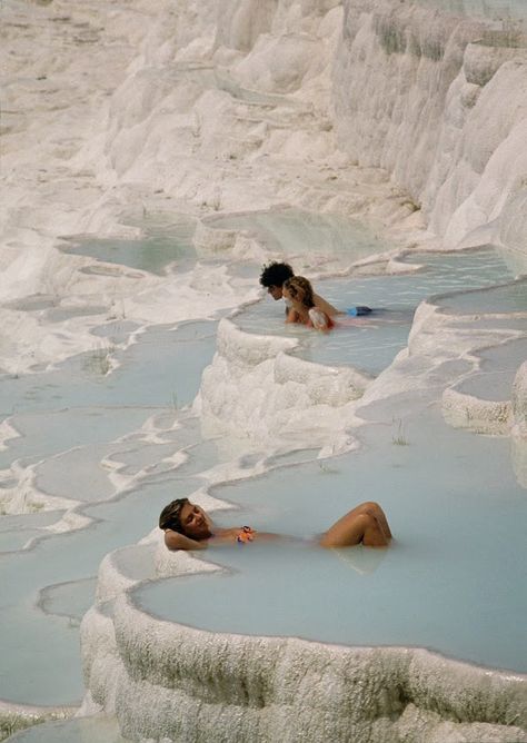 Turkey Honeymoon, Pamukkale Turkey, Thermal Pool, Honeymoon Spots, Pamukkale, Future Travel, Pretty Places, Places Around The World, Travel Around The World