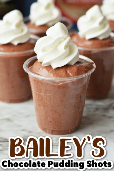 Tailgate Shots, Chocolate Pudding Shots, Christmas Bunco, Pudding Shot Recipes, Jello Pudding Shots, Chocolate Shots, Chocolate Baileys, Christmas Shots, Whipped Cream Vodka