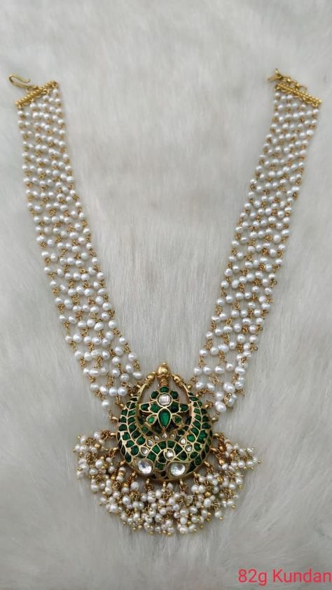 Pearls Jewelry Indian, New Jewellery Designs, Jewellery Shops, Pearl Jewelry Design, Gold Jewelry Simple Necklace, Pearl Necklace Designs, Bridal Diamond Jewellery, Antique Jewelry Indian, Silver Pearl Necklace