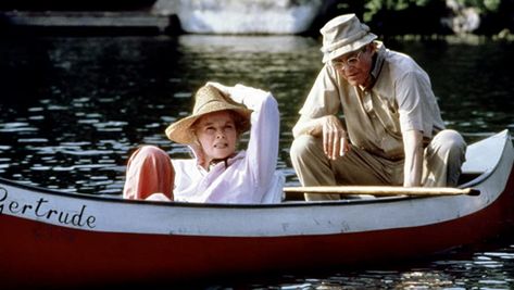 On Golden Pond (1981) On Golden Pond, Katherine Hepburn, Henry Fonda, Katharine Hepburn, Box Office, James Bond, Movie Scenes, Music Songs, Couple Photos