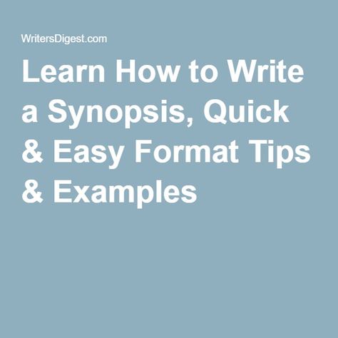 Synopsis Example, I Love Your, Magic Words, Book Synopsis, Self Publishing, Writing Skills, Like A Pro, Love Your, Quick Easy