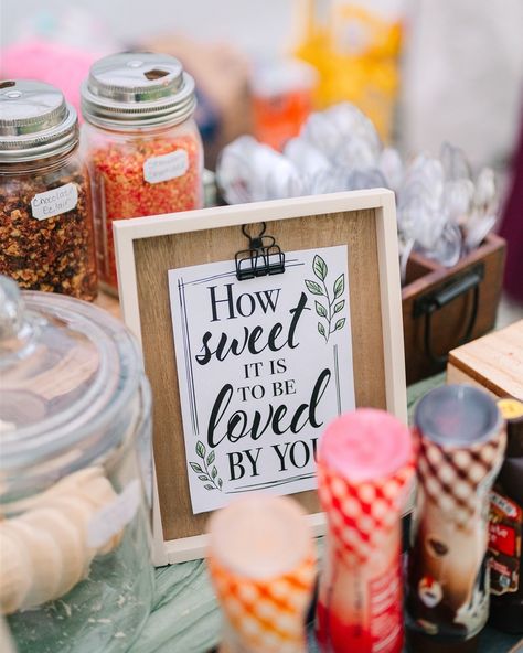 Love is sweet! Who can say no to an ice cream and donut bar? I certainly can’t! 🤤 Love Is Sweet Bridal Shower Theme Decorations, Ice Cream Engagement Party, Love Is Sweet Engagement Party, Ice Cream Bridal Shower Ideas, Donut Bar, Shower Themes, Icecream Bar, Carolina Wedding, Ice Cream Party