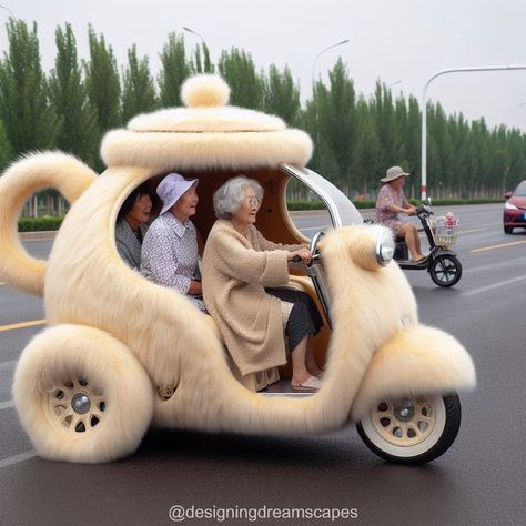 Teapot-Shaped Scooters: Sip and Ride with a Whimsical Twist Maybach Car, Mini Buggy, Three Wheel Scooters, Mini Auto, Burning Man Art, Cool Kids Rooms, Christmas Coloring Sheets, Mobility Scooters, Tiny Cars