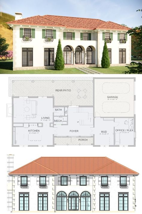 Mediterranean Villa Layout, Greek House Plans Layout, Italian Villa Floorplan, Italian Villa Plans, Medditeranean Style Home Floor Plan, Greek Villa Floor Plan, Greek House Floor Plan, Mediterranean Villa Floor Plan, Italian Villa House Plans