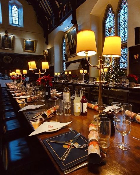 Oxford University Christmas, Oxford Christmas, Winter Ball, Formal Dinner, Oxford University, Christmas Aesthetic, Student Life, Christmas Season, Book Lover