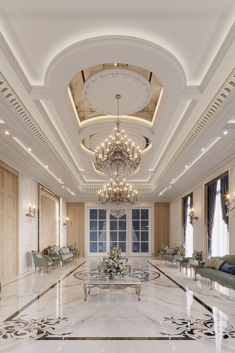 Royal False Ceiling Design, False Ceiling Design For Hall, Passage Design, Ceiling Design For Hall, Classic Ceiling Design, Marble Floor Pattern, Marble Flooring Design, Home Gate Design, New Ceiling Design