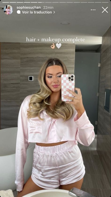 Bridesmaid Hair Inspo, Pyjamas Party, Bridal Hair Buns, Bridesmaid Hair Makeup, Emma Rose, Instagram Lifestyle, Hair Laid, Casual Hairstyles, Bridal Hair And Makeup