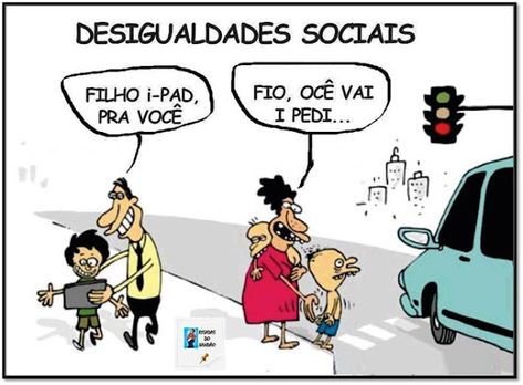 Veredas do Tempo: Charge: Desigualdade Sociais - autor desconhecido Peace Love And Understanding, Job Fair, Peace And Love, Family Guy, Doodles, Humor, Comics, Memes, Fictional Characters