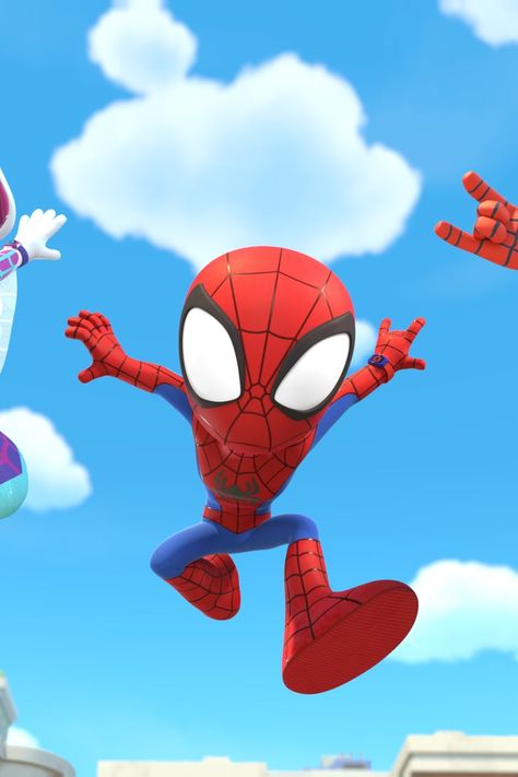 Spidey and His Amazing Friends Details | Disney Junior Spidey And His Amazing Friends Wallpaper, Spider Man And Friends, Spidey And His Amazing Friends, Baby Coloring Pages, Spiderman Theme, Spiderman Birthday Party, Disney Dragon, Whatsapp Wallpaper Cute, Marvel Show