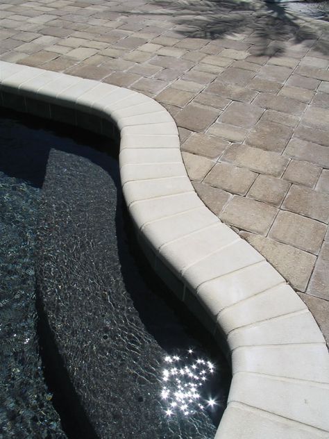 Pool Deck Brick Black Bottom Pool Black Bottom Pools, Crazy Pool, Swimming Pool Cost, Swimming Pool Prices, Pool Resurfacing, Pool Shade, Big Pools, Pool Liner, Pool Renovation