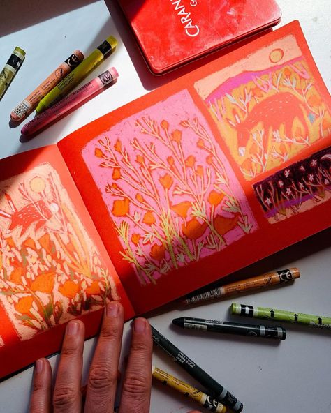 Melissa Lakey, Pattern Sketchbook, Kunstjournal Inspiration, Morning Art, Caran D'ache, Wednesday Morning, Red Paper, Arte Inspo, Art Cards