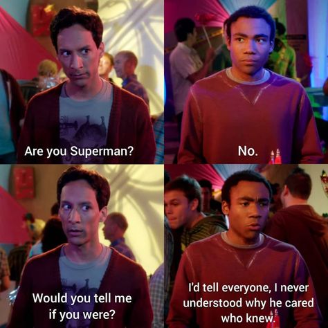 Chang Community, Community Episodes, Community Memes, Community Tv Show, Community Tv, Community Show, Crazy Ex, Donald Glover, Childish Gambino