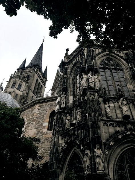 Joy Gothic Architecture Aesthetic, Goth Architecture, Aachen Cathedral, Aachen Germany, Lost Cause, Gothic Buildings, Dark Castle, Gothic Castle, Gothic Cathedrals