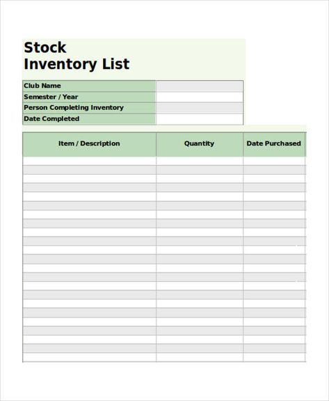 Stock Inventory Templates | 12+ Free Xlsx, Docs & PDF | Inventory Management Templates, Inventory Checklist, Small Business Inventory, Business Inventory, Good Leadership Skills, Attendance Sheet, Stock List, Small Business Strategy, Elopement Announcement