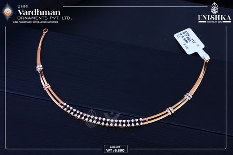 This stunning 18k rosegold Western set features a necklace with a chic bar pendant, accompanied by sleek hoop earrings and a statement cuff bracelet, offering a contemporary and fashion-forward ensemble for Western-inspired style... For more details visit our website - www.enishka.com Western Jewelry Necklace, Heavy Jewellery, Gold Pendants For Men, Temple Jewellery Earrings, Statement Cuff Bracelet, Mehndi Designs Bridal Hands, Gold Pendants, Gold Jewelry Stores, Bangles Jewelry Designs