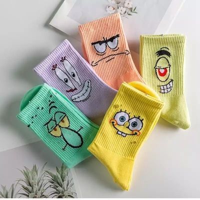 Spongebob Plankton, Socks Aesthetic, Nike Socks, Cute Nikes, Cute Socks, Tube Socks, Cute Sets, Cool Socks, Cotton Socks