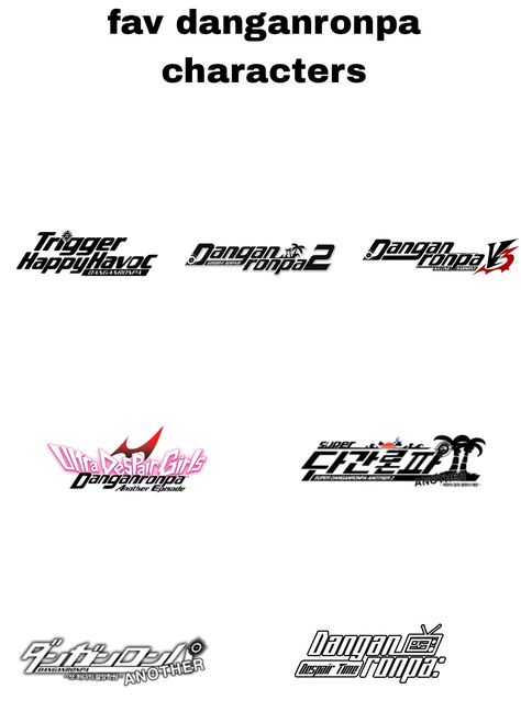 Danganronpa Logo, Danganronpa Template, Doodles Easy, Blank Templates, Danganronpa, Doodles, Things To Come, Fan Art, Let It Be