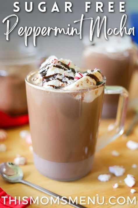 Cappuccino Mix Recipe, Peppermint Mocha Creamer, Peppermint Mocha Recipe, Sugar Free Coffee Syrup, Sugar Free White Chocolate, Peppermint Coffee, Starbucks Peppermint Mocha, Peppermint Syrup, Coffee Creamer Recipe