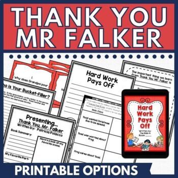 Thank You Mr. Falker by Patricia Polacco is a must read with every upper elementary class, but to make the most of it, you need comprehension focused activities for deeper meaning. Its rich vocabulary and meaningful themes are so important for students. This well reviewed book study includes both a full color digital option using Google Slides TM for modeling and the PDF for small groups. It is common core aligned too! Patricia Polacco Activities, Thank You Mr Falker, Patricia Polacco, Higher Order Thinking Skills, Author Study, Higher Order Thinking, Writing Style, Author Studies, Deeper Meaning