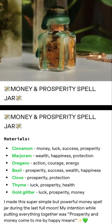 Car Spell Jar, Honey Jar Spell Money, Powerful Money Spells That Work, Successful Business Spell, Business Success Spell, Honey Jar Spell, Simmer Pots, Witches Jar, Powerful Money Spells