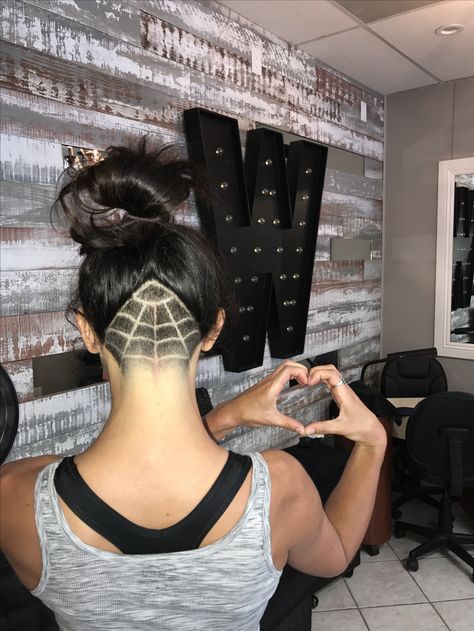 Tattoos For Ladies, Hair Tattoo Designs, Undercut Hair Designs, Hair Styles For Short Hair, Undercut Hairstyles Women, Styles For Short Hair, Undercut Long Hair, Undercut Designs, Shaved Hair Designs