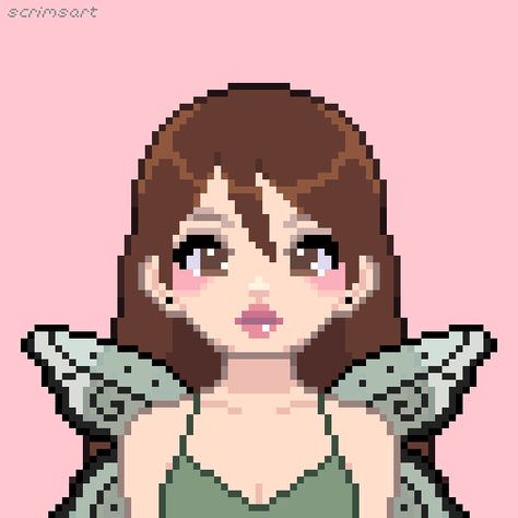 Barbie Pixel Grid, Pixel Girl, متحف فني, Y2k Art, Pixel Art Characters, Pixel Art Grid, Pix Art, Creative Profile Picture, Cute Fairy