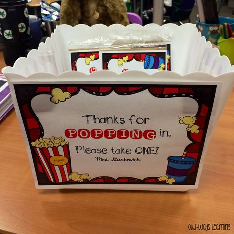 Parent Teacher Conference Treats, Parent Teacher Conference Ideas Snacks, Preschool Orientation, Parent Orientation, Parent Teacher Conference, Curriculum Night, Kindergarten Parent, Parent Teacher Meeting, Popcorn Treat