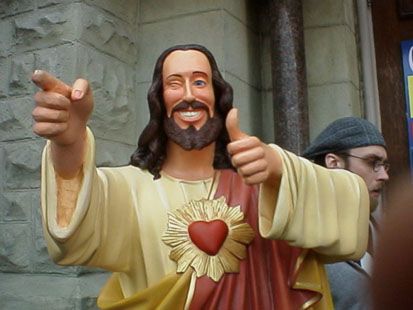 Buddy Christ, Jesus Jokes, Some Questions, A God, Black Aesthetic Wallpaper, Jesus Pictures, Jesus Is, Interesting Articles, Critical Thinking