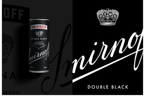 Special Design Smirnoff Ice, Double Black, Special Design, Case Study, Digital Design, Packaging, Black, Design