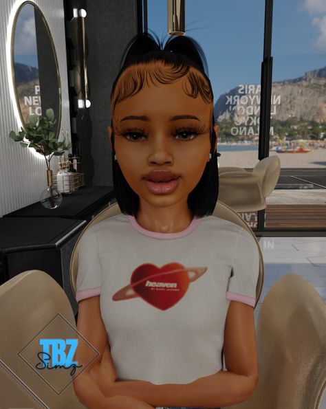 TBZSimz on Tumblr Mod Hair Patreon, Black Sims 4 Cc Eyelashes, Sims 4 Child Cc Hair Patreon, Natural Hair Sims 4 Cc, Bonnet Cc Sims 4, Sims 4 Cc Child Hair Patreon, Up Down Ponytail, Sims 4 Cc Hair Ponytail, Sims 4 Cc Kids Patreon