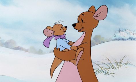 Roo Winnie The Pooh, Kanga And Roo, Winnie The Pooh Character, Winnie The Pooh Christmas, Cute Winnie The Pooh, Winnie The Pooh Friends, Old Disney, Pinturas Disney, Pooh Bear