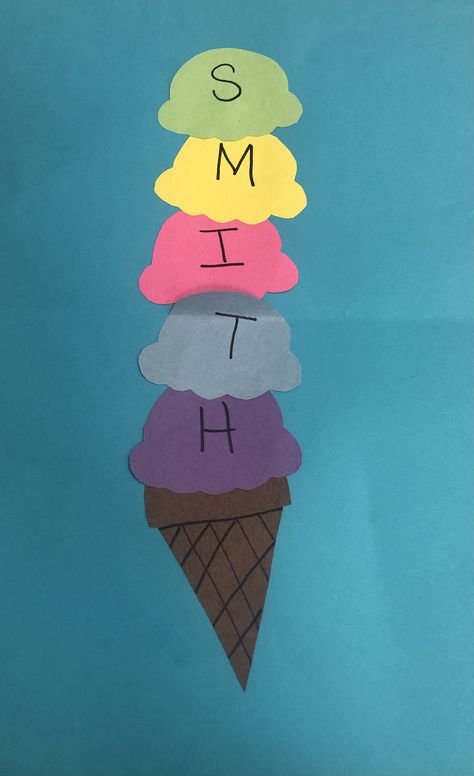 Ice Cream Art Activities, Foods And Flavors Preschool Activities, Ice Cream Toddler Craft, Ice Cream Preschool Crafts, Ice Cream Theme Preschool, Ice Cream Crafts For Preschoolers, Ice Cream Activities For Preschool, I Is For Ice Cream, Ice Cream Cone Craft