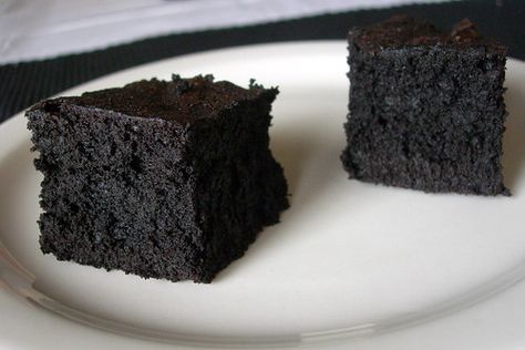 Black Brownies, Nougat Cake, Black Cocoa Powder, Cocoa Powder Brownies, Cocoa Powder Recipes, Chocolate Fantasy, Black Cocoa, Cocoa Brownies, Cocoa Recipes