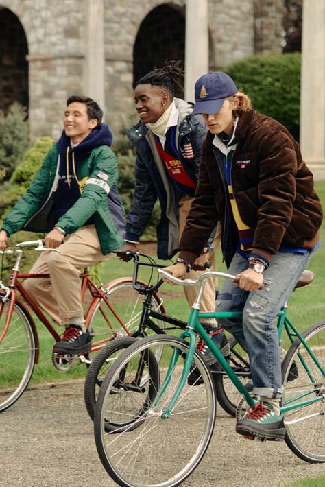 Timeless collegiate motifs, bold color-blocking, and modern Polo Sport styles make an appearance in our newest Polo Ralph Lauren collection. 

Styled here with our Classic Fit Polo Sport Rugby Shirt and embroidered with the original 1992 Polo Sport logo, the Corduroy Down Jacket is a Polo Ralph Lauren style outerwear essential this season. Preppy Look Men, Preppy Boys, Rugby Fashion, Ralph Lauren Style, Preppy Look, Ralph Lauren Collection, Bold Color, Rugby Shirt, Sports Logo