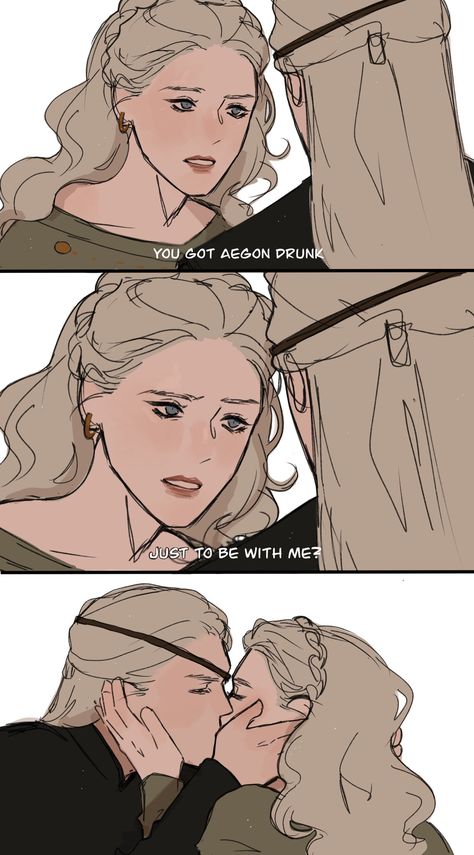 Aegon X Rhaenyra, Aemond X Helaena, Aemond Targaryen And Helena Fanart, Aemond Targaryen X Helaena Targaryen, Deamon Targaryen And Rhaenyra, Aegon Aemond Helaena, Green Characters, Game Of Thrones Artwork, Targaryen Art