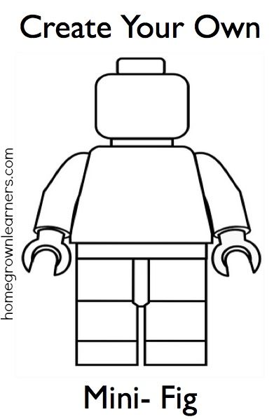 You can create what you would look like or your friends. Or try to replicate one of your own lego characters. Possibilities are endless. Or just color it Create Your Own Lego Character, Lego Character, Lego Theme, Free Lego, Lego People, Winter Activities For Kids, Character Template, Lego Characters, Corner Bookmarks