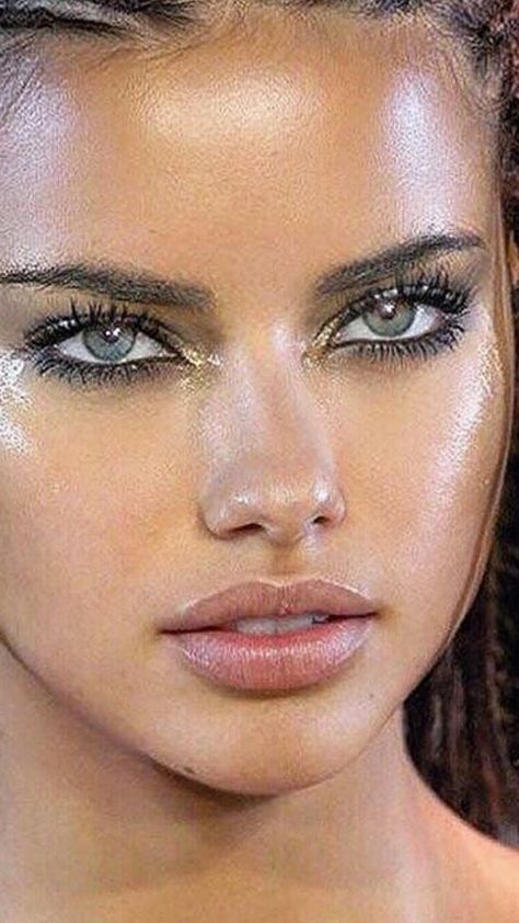 Eye Makeup Adriana Lima, 00s Eye Makeup, Makeup Looks From 2011, 2012 Makeup Style, 2000s Makeup Looks Aesthetic, Adriana Lima Makeup Looks, 2000s Victoria Secret Makeup, 2007 Makeup Aesthetic, 2011 Makeup Style