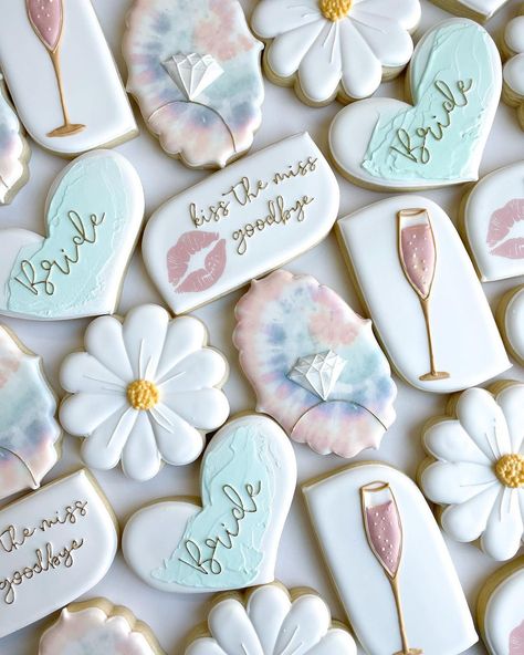 👰🏼🥂 Kiss the Miss Goodbye!! 🍾💋 What better way to celebrate the bride-to-be's last fling before the ring than with a fun-filled… | Instagram Kiss The Miss Goodbye Cookies, Kiss The Miss Goodbye Bridal Shower Party Ideas, 2024 Bachelorette, Kiss The Miss Goodbye Bachelorette, Valentine Lingerie, Kiss The Miss Goodbye, Last Fling Before The Ring, Bachelorette Party Bride, Lingerie Shower