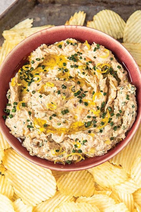 56 Halloween Snacks That'll Get Any Grown-Up in the Spirit #purewow #food #dessert #recipe #fall #holiday #party #snack #halloween Jake Cohen, Food Dips, Sour Cream Potatoes, Onion Dip Recipe, Caramelized Onion Dip, Creamed Leeks, French Onion Dip, Sour Cream Recipes, Creamed Potatoes