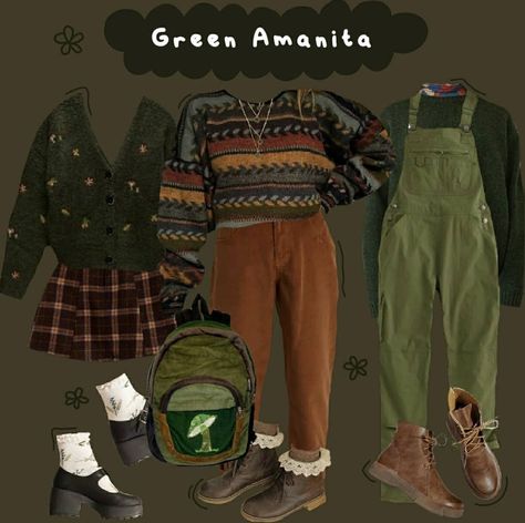 Swampcore Fashion, Goblincore Fashion Winter, Green Vest Aesthetic, Nerd Core Outfit, Masculine Goblincore Outfits, Diy Goblincore Clothes, Swampcore Outfits, Forestcore Aesthetic Outfit, Goblincore Aesthetic Clothes