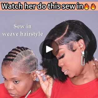 Short bob sew ins tutorial | Short bob sew ins tutorial🔥🔥
#bundlesewins #bundlesdeal #hairtutorial #hairstylingtutorial | By April Lace WigsFacebook Short Sew In Hairstyles, Sew In Bob Hairstyles, Short Sew In, Bob Sew In, Lisa Hair, Short Weave Hairstyles, Bob Weave, High Ponytail Hairstyles, Short Straight Bob