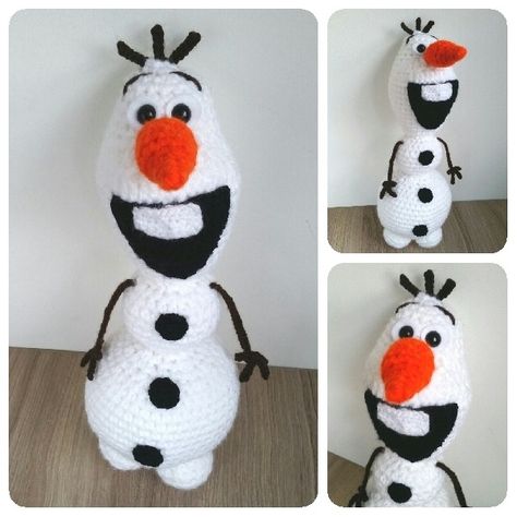 GRATIS Haakpatroon Olaf van Frozen | Frozen | Olaf | gratishaakpatroon | gratis Beer Haken, Frozen Frozen, Disney Olaf, Frozen Olaf, Crochet Ladies Tops, Crochet Amigurumi Free Patterns, Olaf, Olaf The Snowman, Crochet Toys