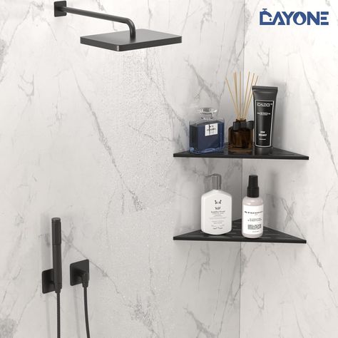 DAYONE Matte Black Corner Shower Shelf 2 Pack 10", Bathroom Corner Shower Organizer Shelf for Tiled Wall, SUS304 Stainless Steel Recessed Corner Shelves : Amazon.ca: Home Tile Shower Corner Shelf, Black Corner Shower, Corner Shower Shelf, Shower Corner Shelf, Tiled Wall, Shower Organizer, Shelf Corner, Shower Shelf, Organizer Shelf