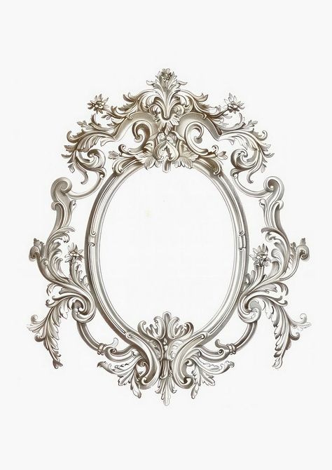 Elegant ornate vintage oval frame | free image by rawpixel.com / Pitcha Benrohman Ornate Circle Frame, Baroque Frame Drawing, Classical Background, Victorian Frames, Vintage Oval Frame, Man Tattoo, Victorian Frame, Baroque Frames, Elegant Frame