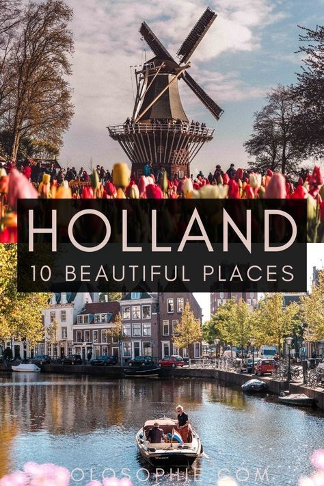 Looking for the best things to do in Holland, an area of the Netherlands with countless canals and beautiful cities? Here's your guide to the best of Holland, including places to visit and must-see attractions Spain Nightlife, Things To Do In Holland, Beautiful Netherlands, Netherlands Trip, Travel Netherlands, Travel Holland, Travel Poland, Germany Vacation, European Castles